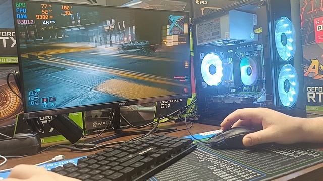 test game 2650 v2 Rx 580