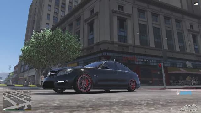 GTA 5 Mercedes-Benz C63 AMG W204 лучший дрифт кар в гта 5,