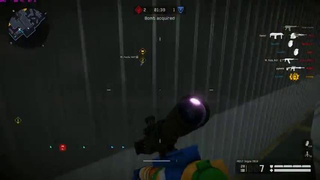 Warface gameplay plant the bomb D17 sniper M217 jogos 2016 version.