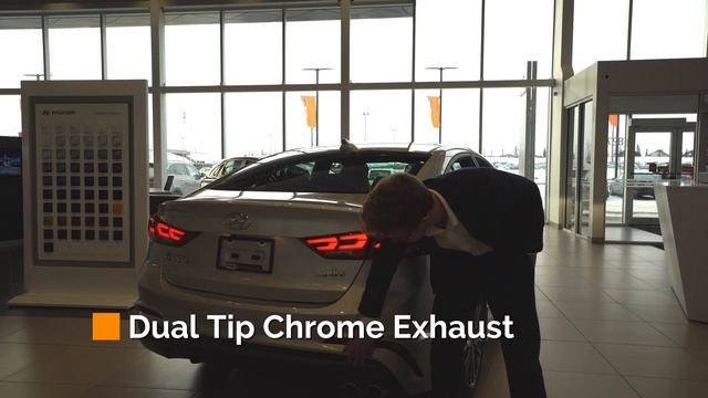 Did you know the 2017 Hyundai Elantra Sport has dual tip chrome exhaust?