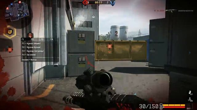 Варфейс. Мой клан "Гуна" vs "___B1ackМамба___" сражаемся друг против друга.