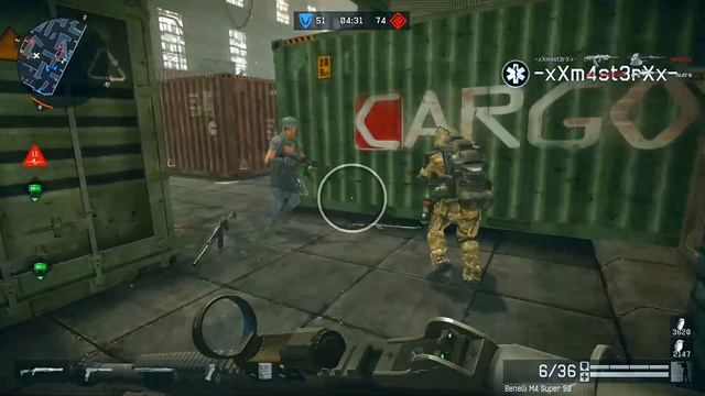 Warface, TDM, Benelli M4 Super 90, Hangar