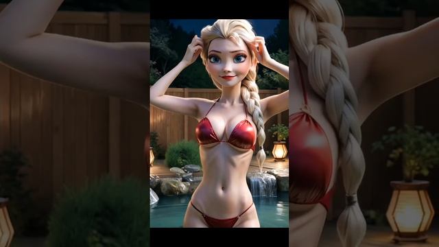 AI Generated bikini Elsa