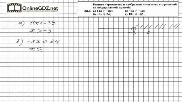 Задание № 33.6 - Алгебра 8 класс (Мордкович)