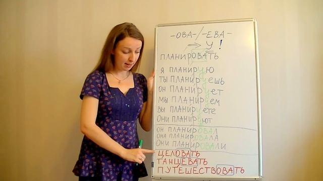 Conversational Russian - Verbs with part "- ОВА / - ЕВА"