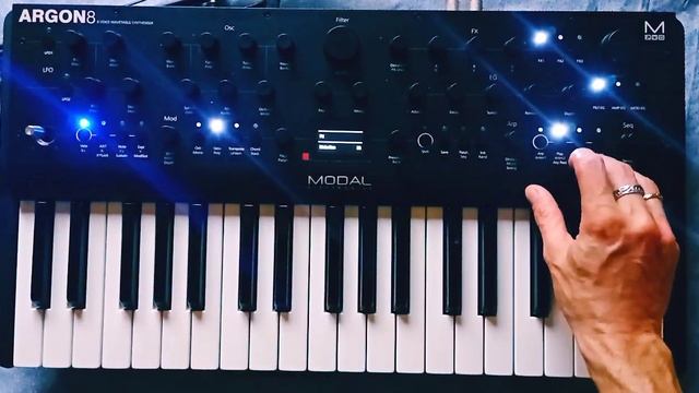 Modal Electronics//Argon 8🎛️Patch//aftertouch//Seq