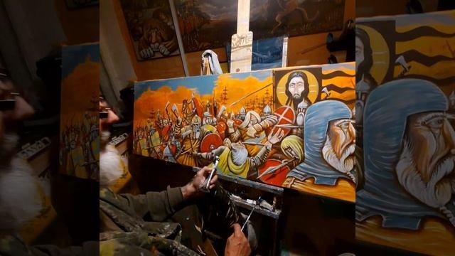 Невская битва. Борис Макаров. Bobmakar.