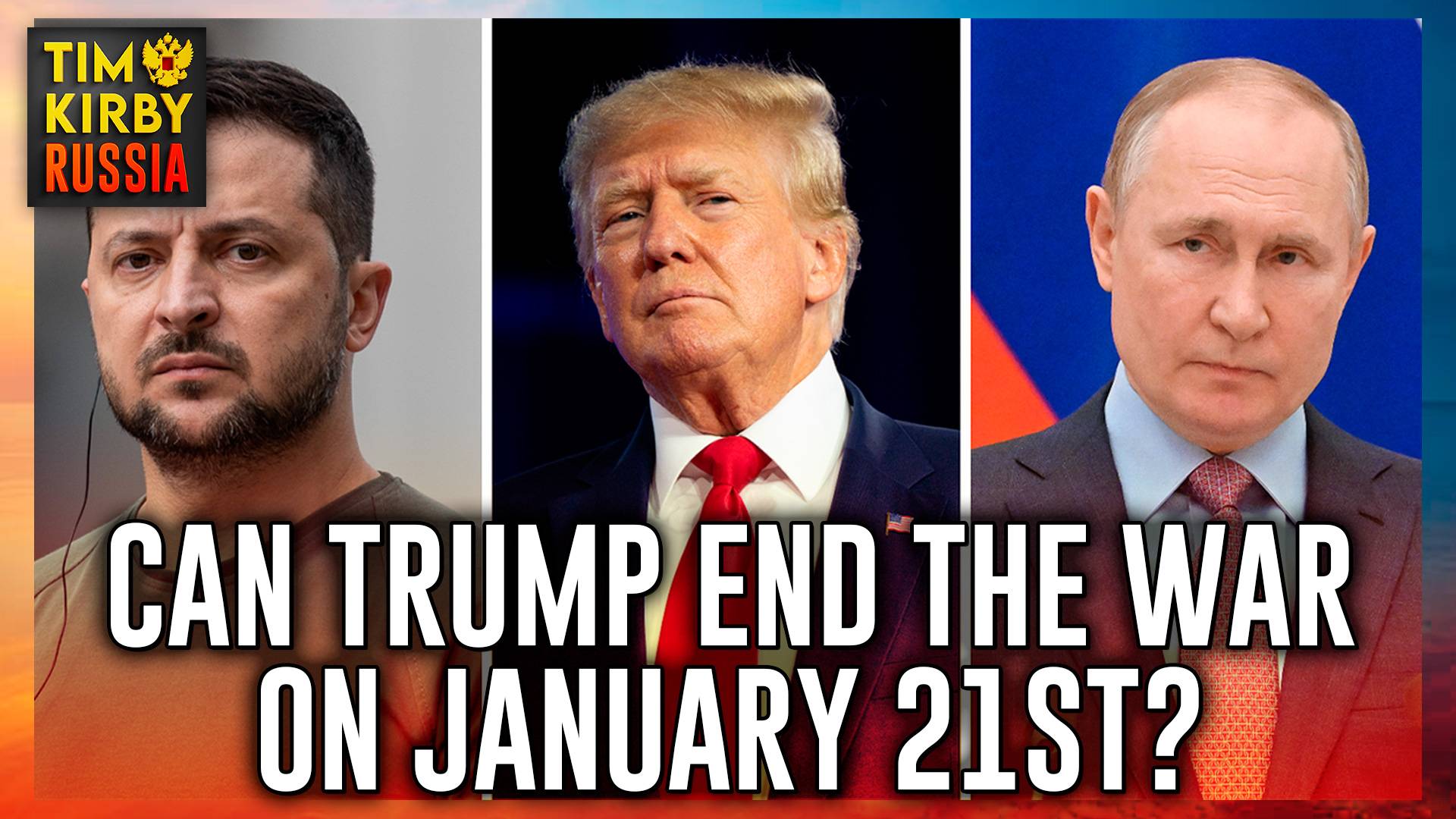 Can Trump End the War on January 21st?