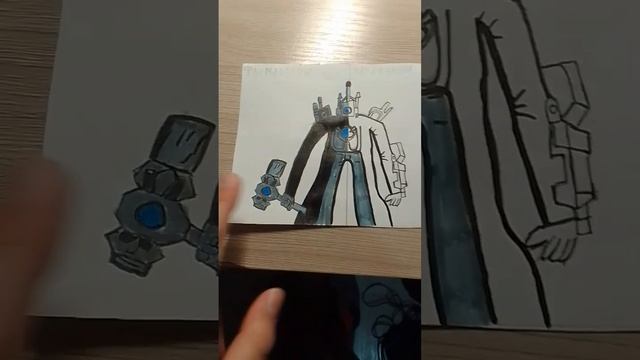 раскрашиваю Камера мена титана 1 часть #2024 #просто рисуем