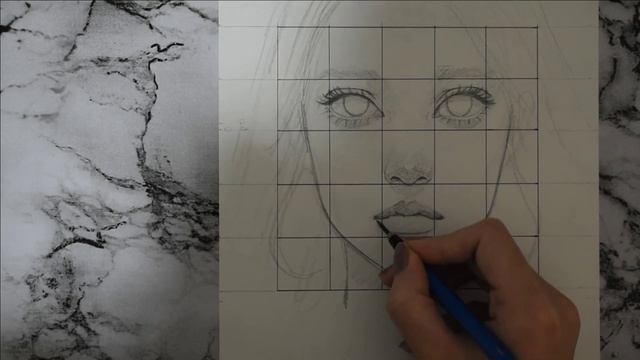 気に入ったバランスの正面の顔を何度も描く方法