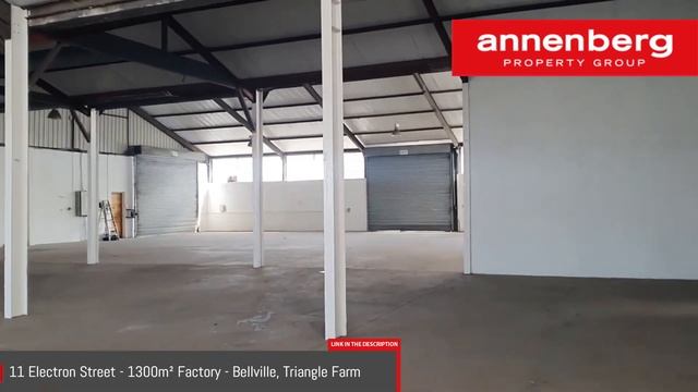 11 Electron Street - 1300m² Factory - Bellville, Triangle Farm