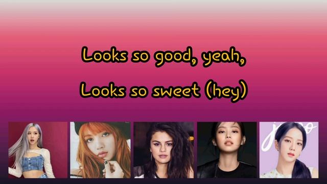 ICE CREAM by: Blackpink x Selena Gomez (Lyrics Video)