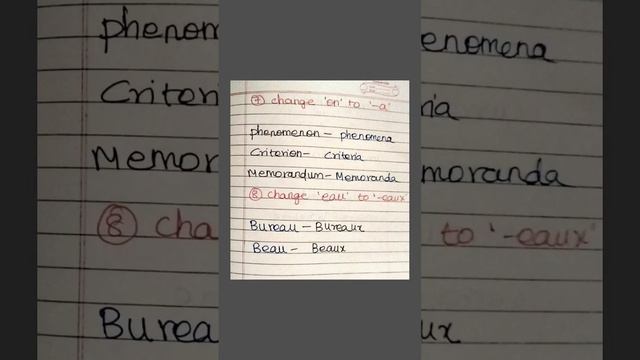 Singular to Plural Rules English Grammar  #class10