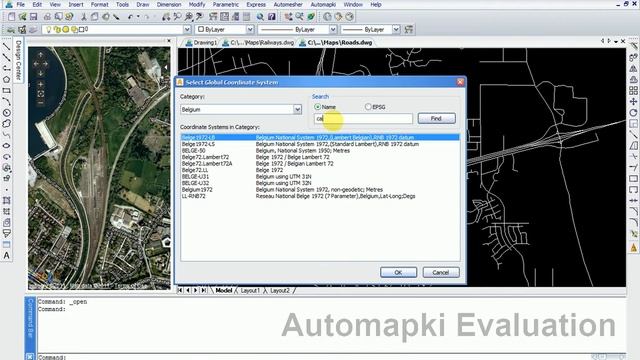 Automapki Application for ZWCAD