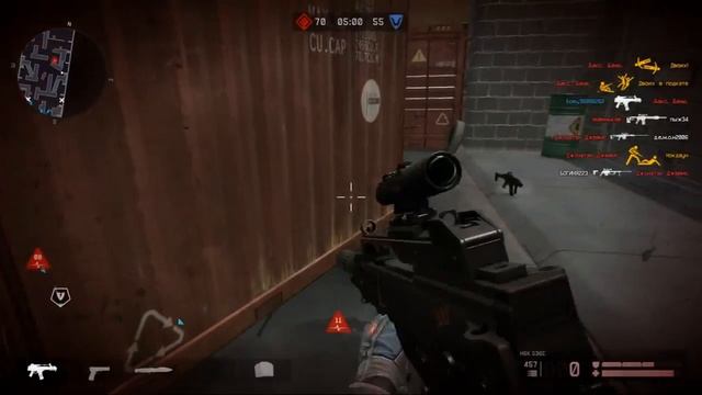WarFace | Стараюсь попасть в топ команды с H&K G36C | Запись боя
