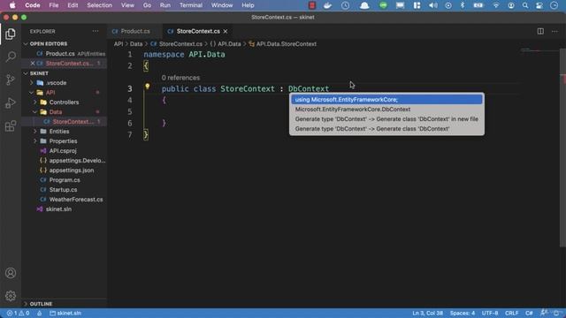 012 Setting up Entity Framework