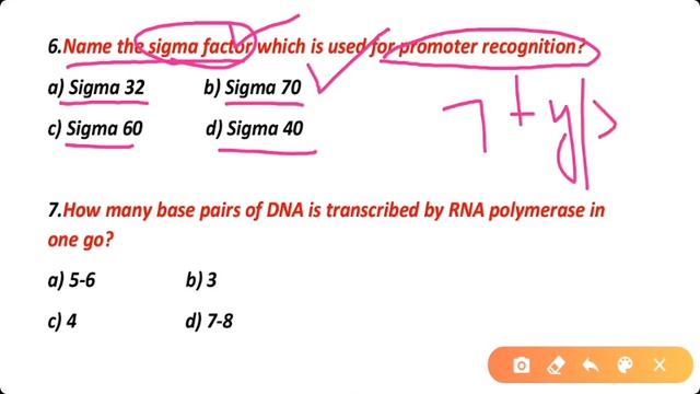 MCQs on Transcription : Central Dogma : Most Important questions