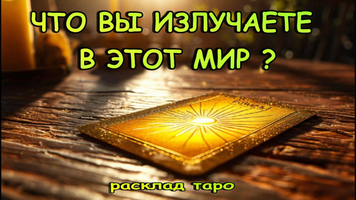 #tarot ЧТО ВЫ ИЗЛУЧАЕТЕ В ЭТОТ МИР / 2 ВАРИАНТА