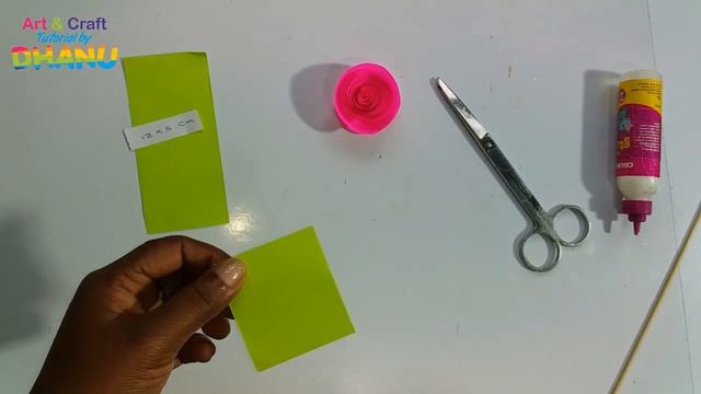spring rose flower - how to create spring rose craft flower /a4 nirmana flowers tutorials #1