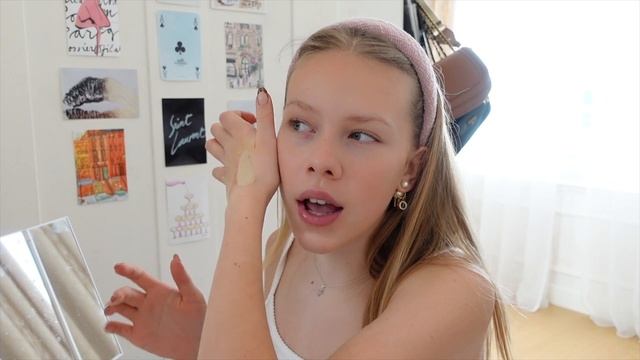 trying new makeup from eveline cosmetics
