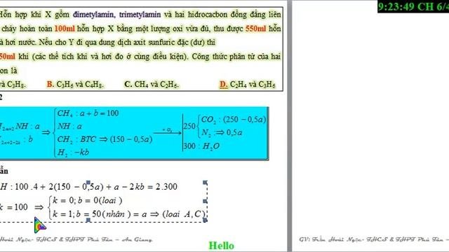 Hỗn hợp khí X gồm đimetylamin, trimetylamin và hai hidrocacbon đồng đẳng liên tiếp.