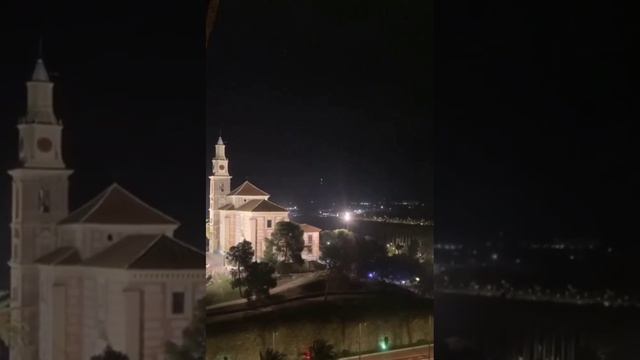 Удар молнии в Мотриле (Гранада, Испания, 13.11.2024).