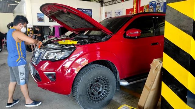 Grill nissan terra installed