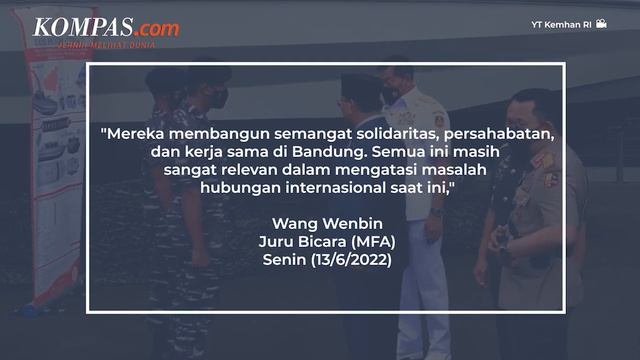 China Puji Pidato Prabowo Subianto di Forum Shangri-La 2022