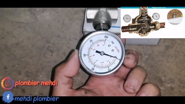 How a pressure regulator works طريقة عمل منظم الضغط