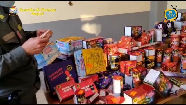 Fuochi d'artificio clandestini sequestrati: intervento anche a Ercolano