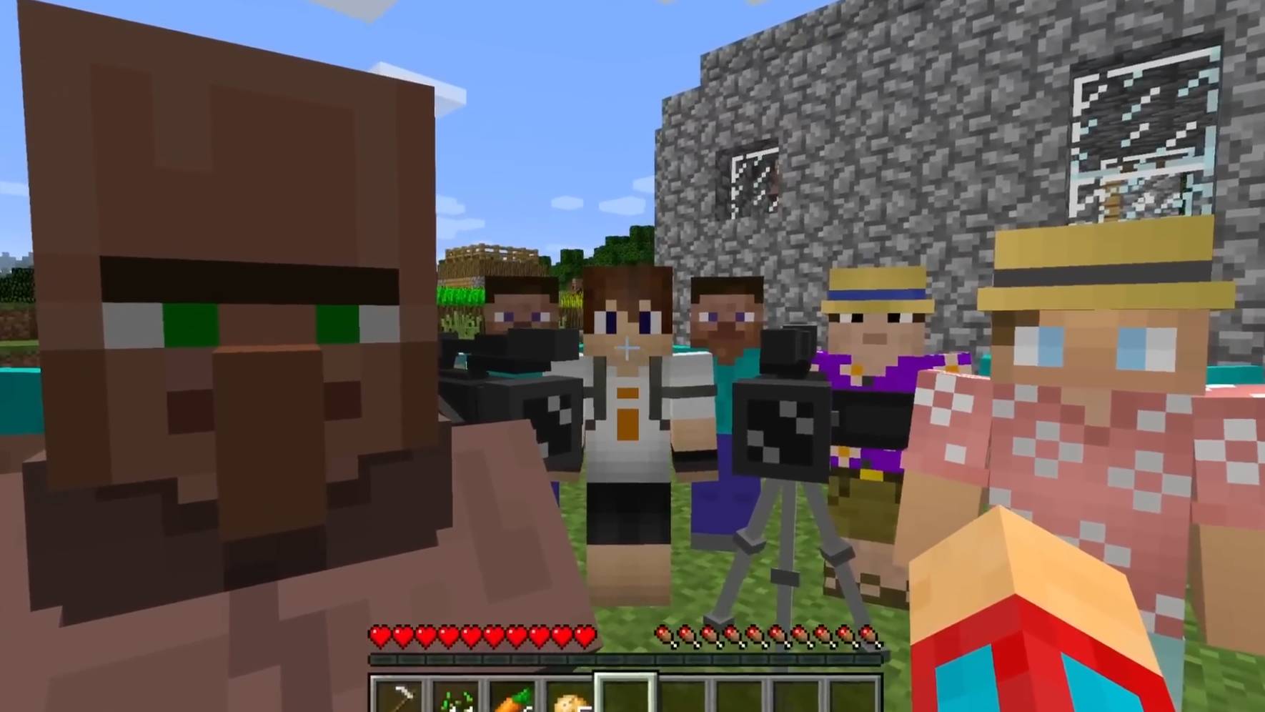 Компот Minecraft ПОЧЕМУ Я СКРЫВАЮСЬ ОТ ВСЕХ ЖИТЕЛЕЙ В МАЙНКРАФТ