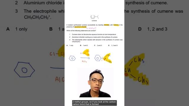 Friedel Crafts Alkylation video lesson. View the full video at my channel @ChemistryGuru