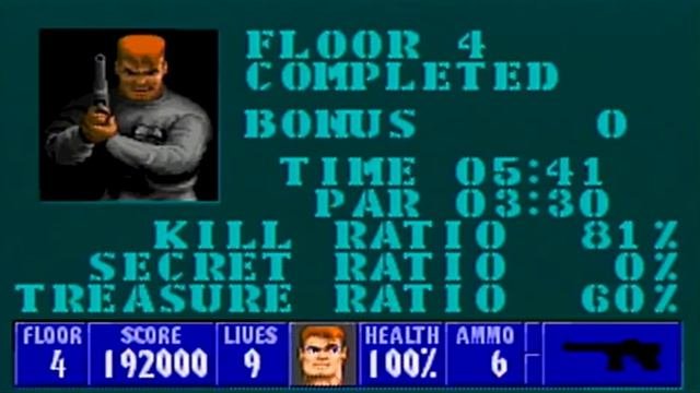Wolfenstein 3-D: Episode One - Escape From Wolfenstein + Secret Floor (Sega Dreamcast: Homebrew)