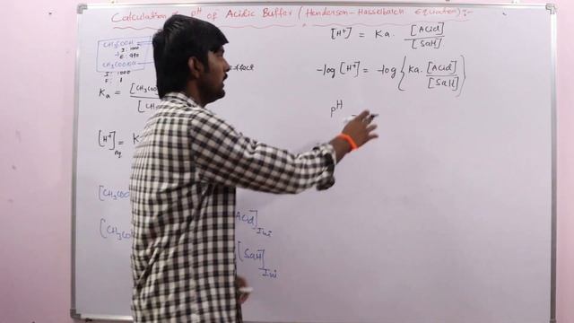 HENDERSON-HASSELBALCH EQUATION(Acidic Buffer pH calculation)[Buffer Solutions-7]