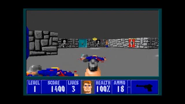 SS Wolfenstein 3D - Floor 1