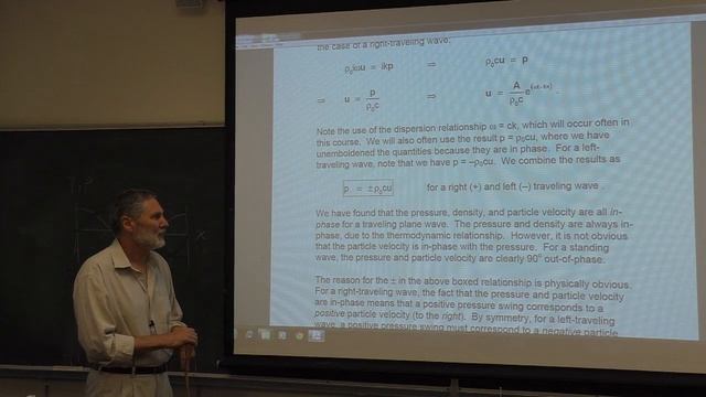 NPS Physics - Ph 3451: Acoustics - Lecture 4 - Plane Waves / Energy Density