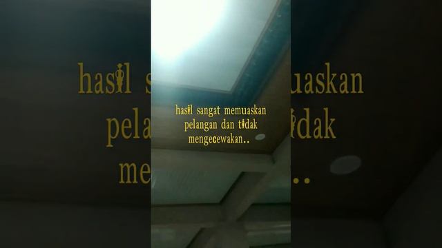 pemasangan pelafon fvc dak ruko