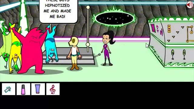 GameGuy1984 Plays a Flash Game:  Mayre and the Neon Menace Part 2 - Mayre Martinez