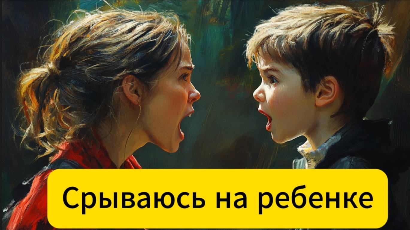 Срываюсь на детях. Совет, чтобы обрести терпение и покой