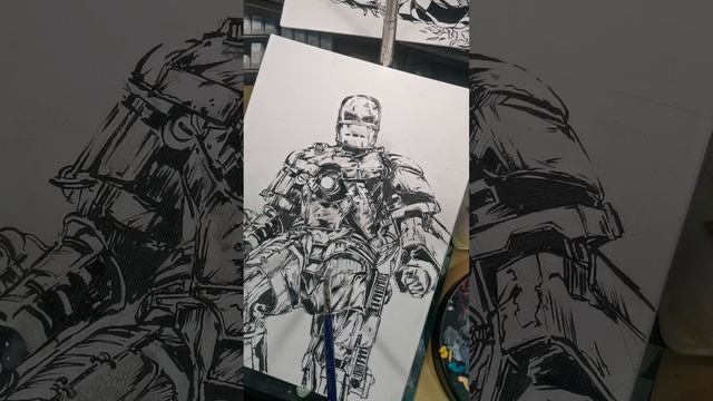 Iron Man Mark 1 Painting - Paint with me - chill vibes