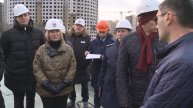 (12+) Важному объекту – пристальное внимание: как продвигается возведение школы на ул. Мира?