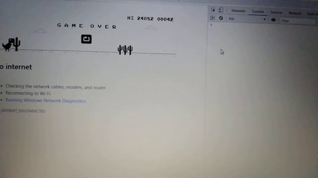 Chrome dino hacking hack game of chrome offline