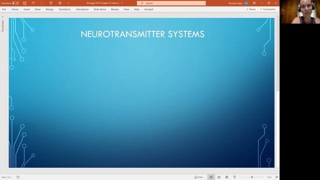 Biology 2010 Chapter 12 Nervous System Neurotransmitter Release (Video 13)
