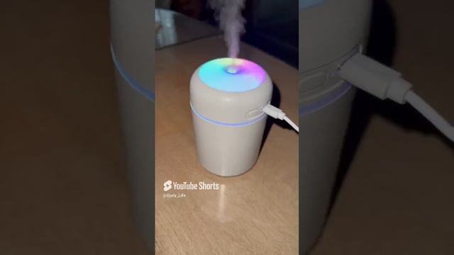 Увлажнитель воздуха, портативный с LED подсветкой, увлажнит, а также очистит воздух в помещении 👍