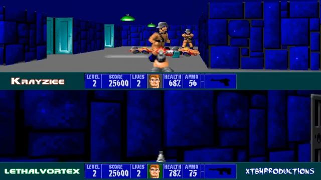 Lets Play WolfenStein 3d Coop e4m02