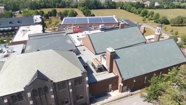 Areal View Of Trinity College