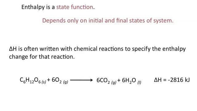 Enthalpy - Chemistry Tutorial