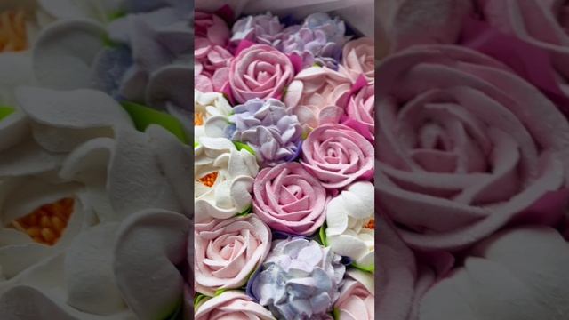 Зефирные цветы 🌸