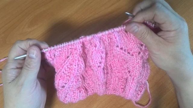 Узор спицами очень красивый Зонтики
