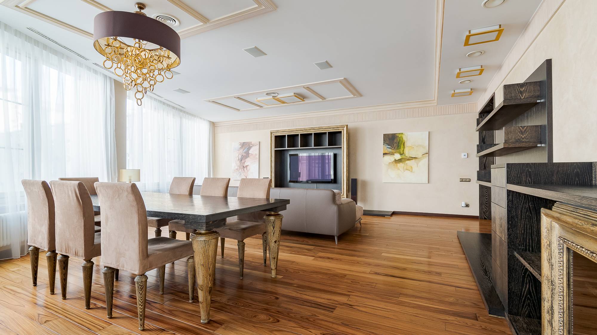 Дизайнерская квартира! 5-комн. квартира в аренду (ID 46040)